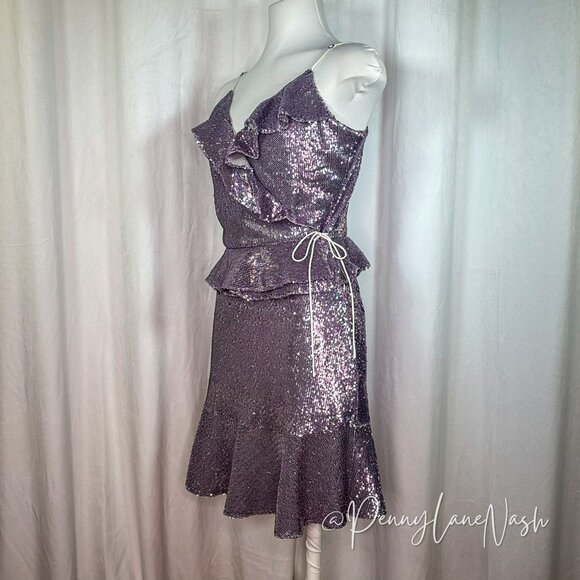 Rebecca Minkoff Sequined Ruffled Tank & Skirt Set - Picture 2 of 15